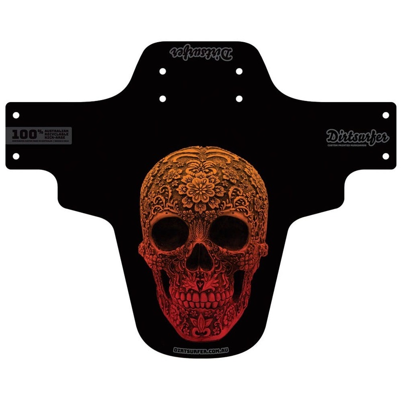 Dirtsurfer Mudguard Carved Skull