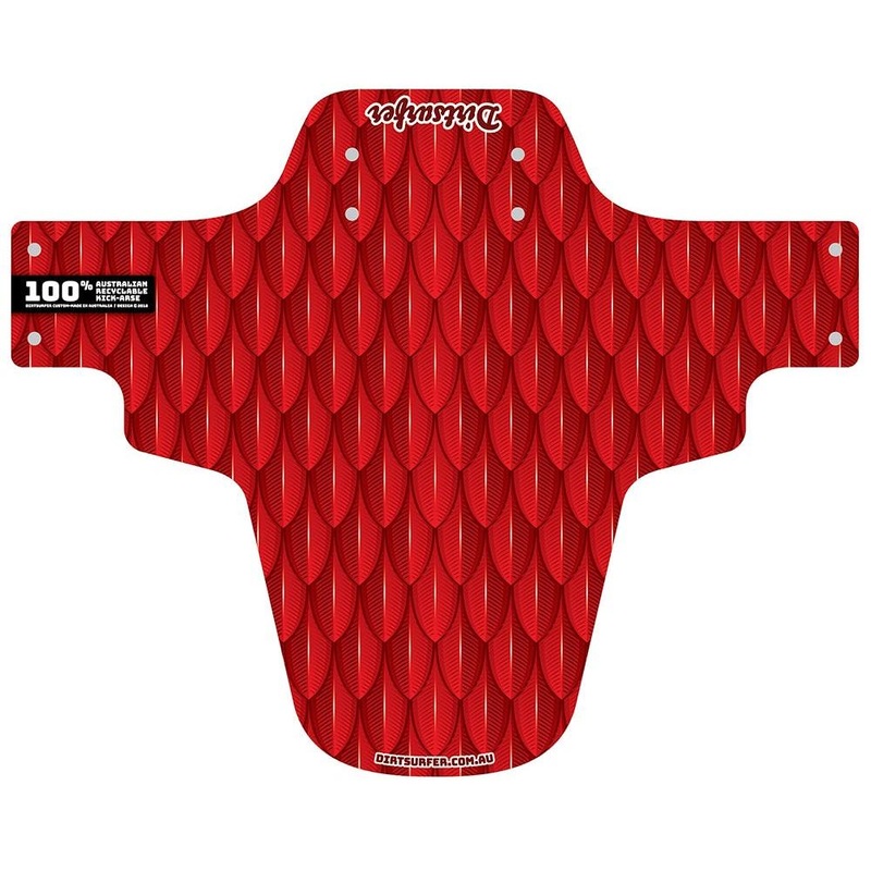 Dirtsurfer Mudguard Scales Red
