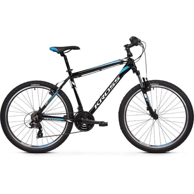Kross Hexagon 1.0 26 Mountain Bike Black/White/Blue (2020)