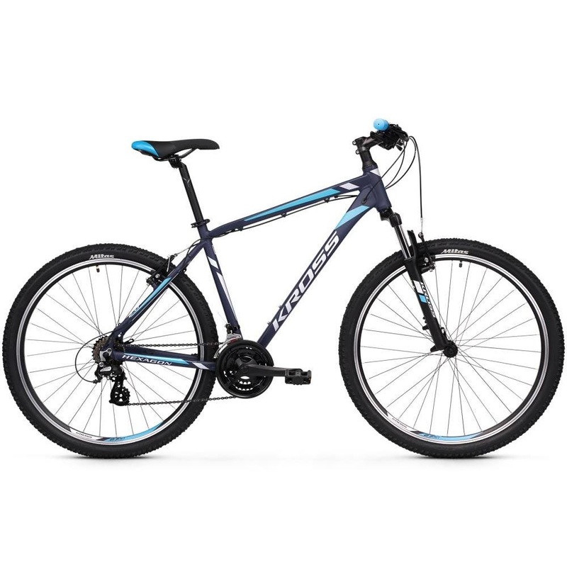 Kross Hexagon 2.0 26 Mountain Bike Navy/Silver/Blue