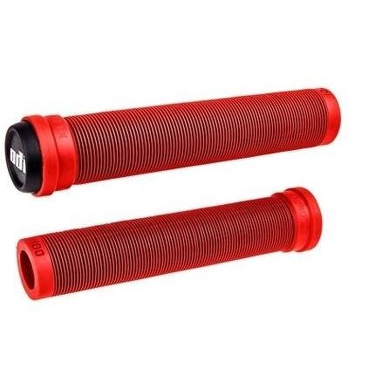 ODI Longneck SLX Flangeless BMX Grips 160mm Bright Red