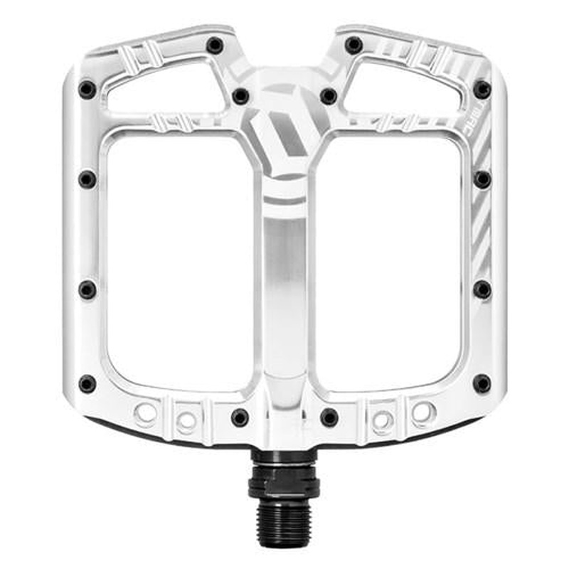 Deity Tmac Flat MTB Pedals Silver