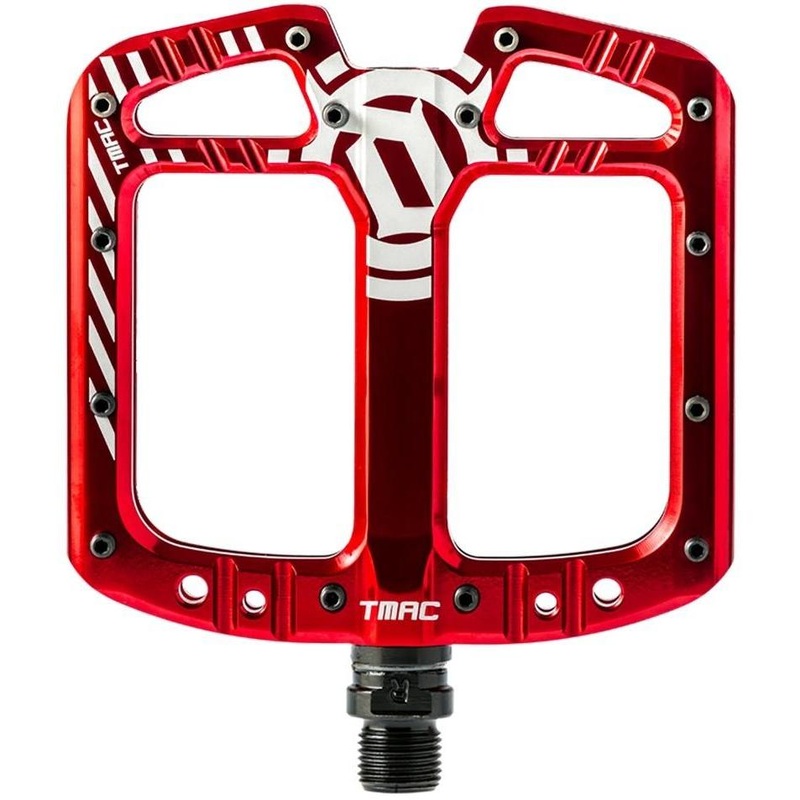 Deity TMAC Flat Pedals Red