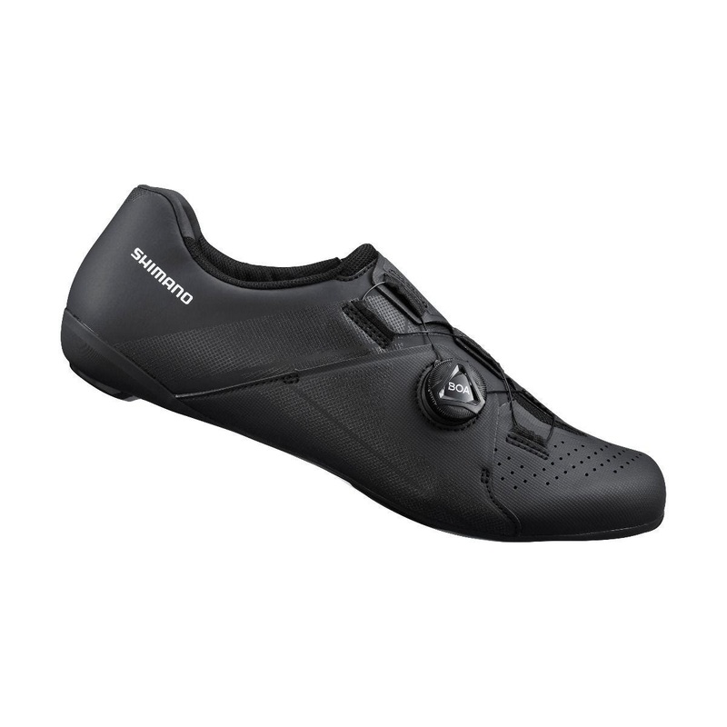 Shimano RC300 E-Width Mens Road Shoes Black 2023