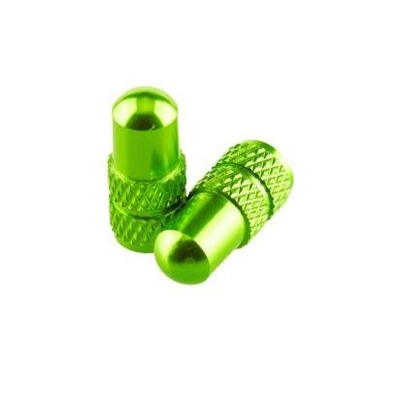 Deity Presta Valve Cap Green (Pair)