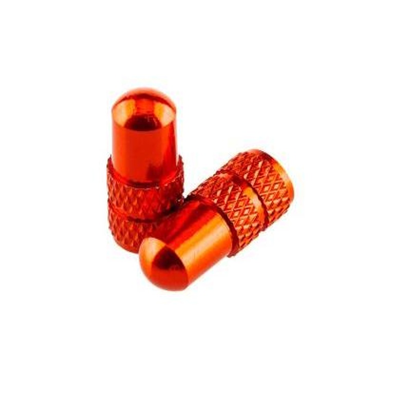 Deity Presta Valve Cap Orange (Pair)