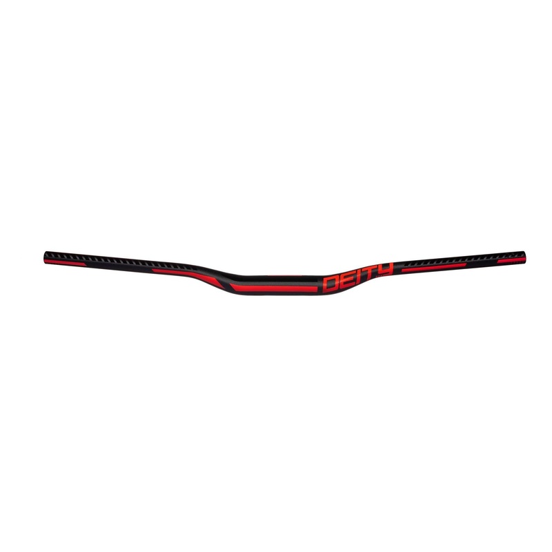 Deity Racepoint Handlebar 810 x 25mm Rise 35mm Bore Red