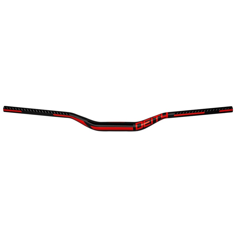 Deity Racepoint Handlebar 810 x 38mm Rise 35mm Bore Red