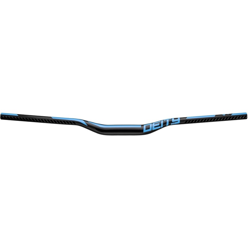 Deity Ridgeline Handlebar 800 x 25mm Rise 35mm Bore Blue