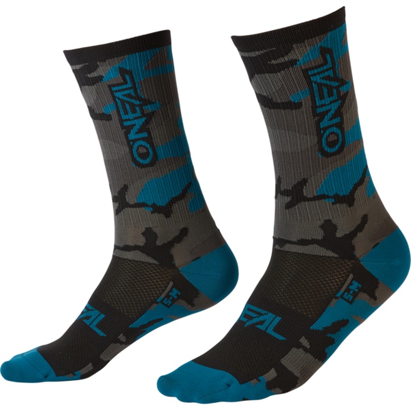 O'Neal MTB Performance Socks Camo Grey/Blue/Black