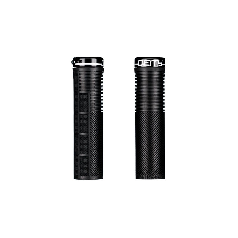 Deity Knuckleduster Lock On Grips Black