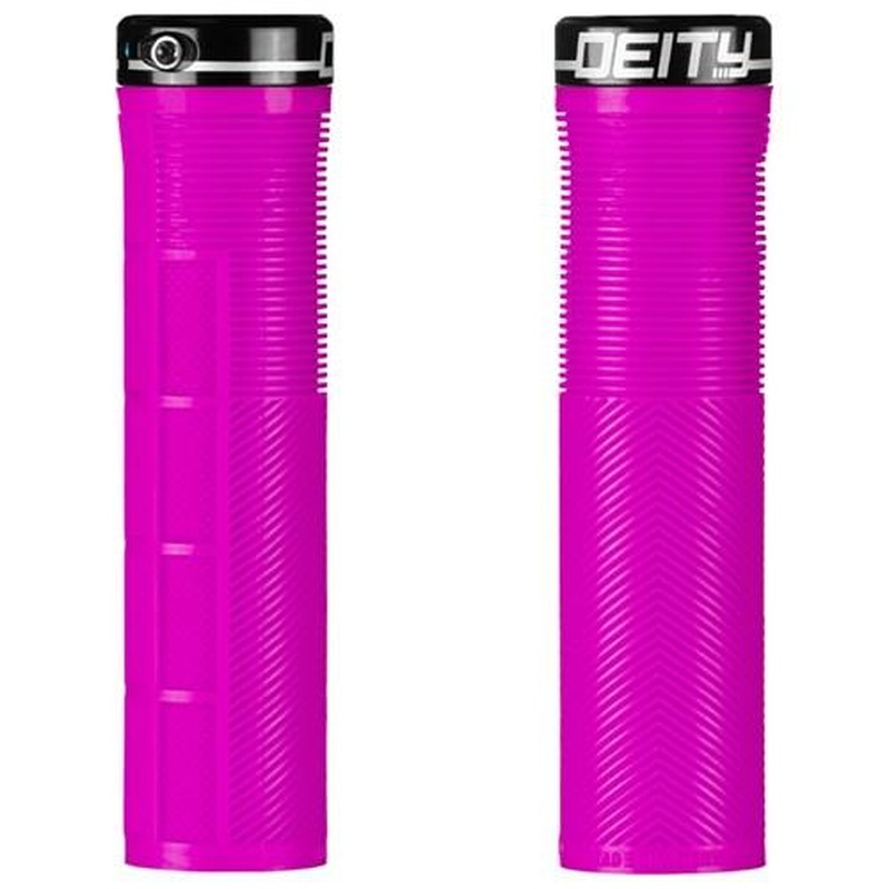 Deity Knuckleduster Lock On Grips Pink