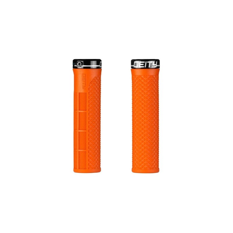 Deity Lockjaw Grips Orange