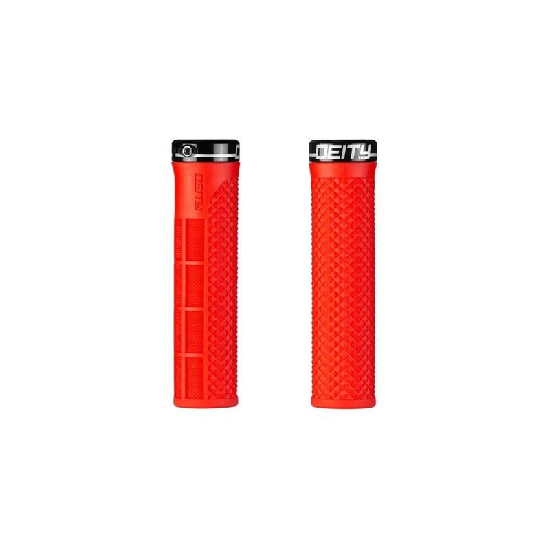 Deity Lockjaw Grips Red