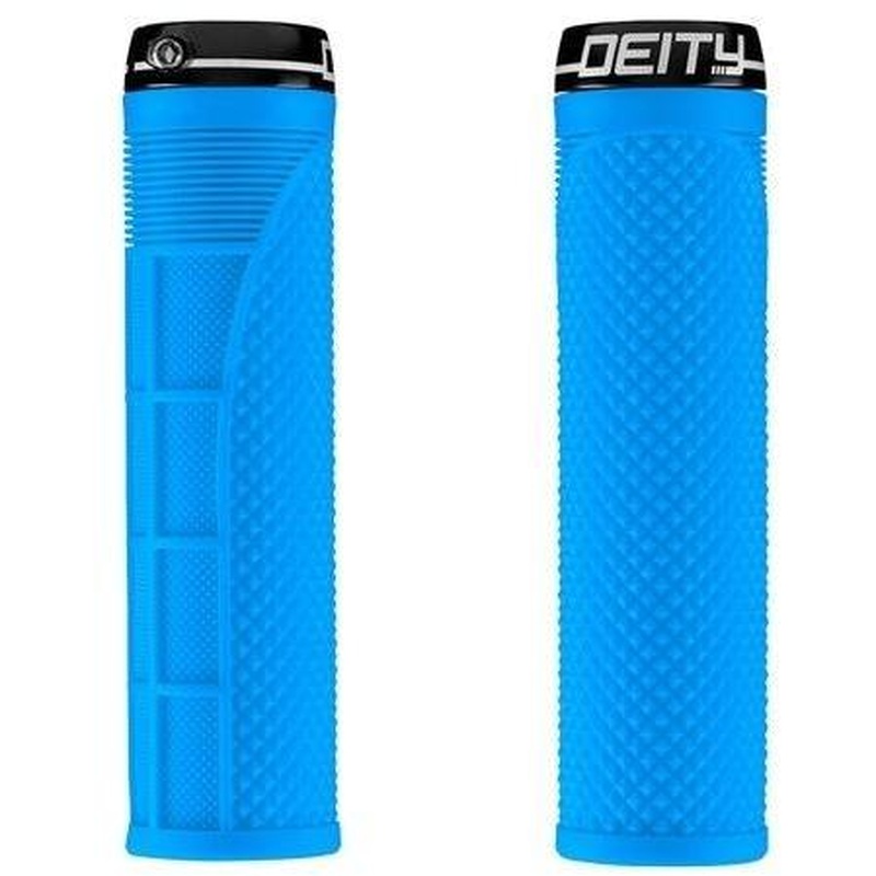 Deity Megattack Lock On Grips Blue