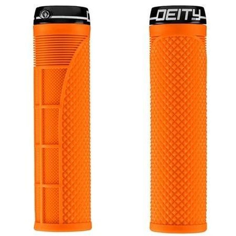 Deity Megattack Lock On Grips Orange