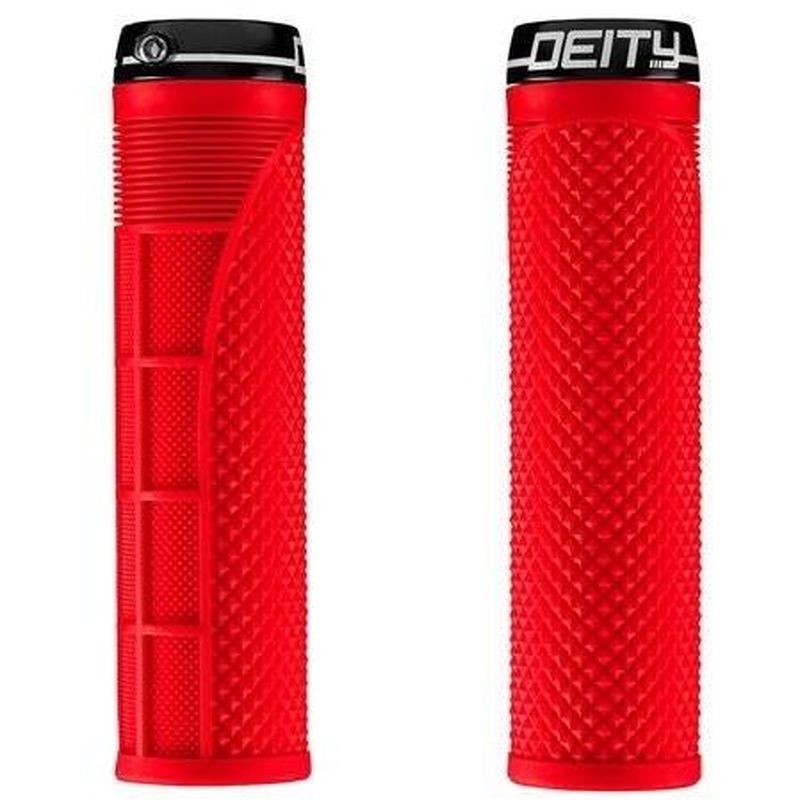 Deity Megattack Lock On Grips Red