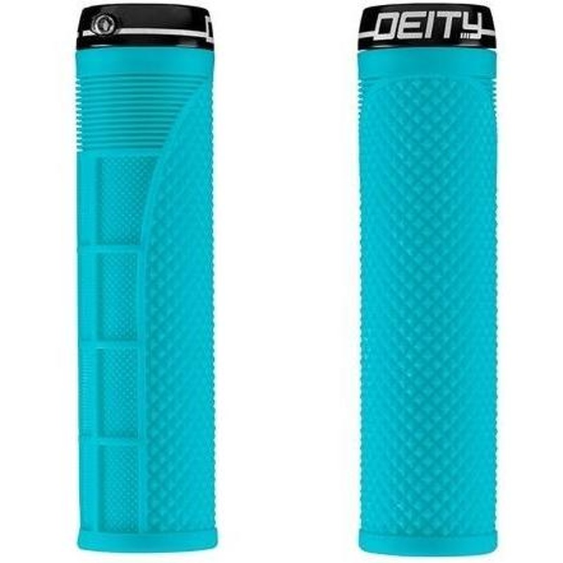 Deity Megattack Lock On Grips Turquoise