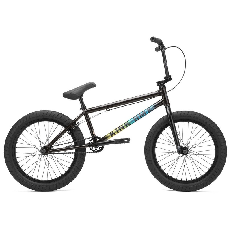 Kink Whip XL BMX Bike Gloss Black Fade (2021)