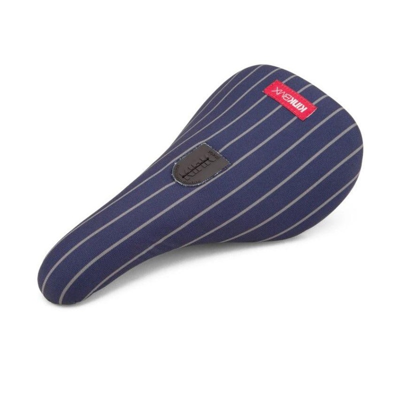Kink Pinstripe Pivotal BMX Saddle Blue/Gray
