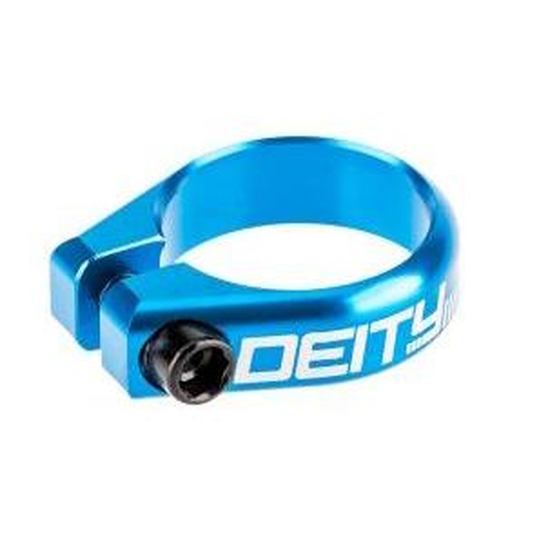 Deity Circuit Seatpost Clamp 34.9mm Blue