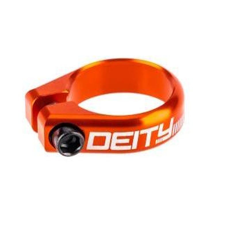 Deity Circuit Seatpost Clamp 34.9mm Orange