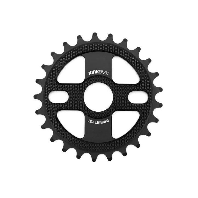 Kink Imprint BMX Sprocket 25T Matte Black