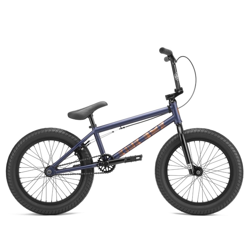 Kink Kicker 18" BMX Bike Matte Midnight Blue