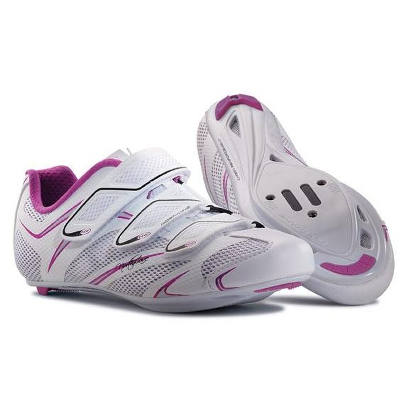 Northwave Starlight 3S Womens Shoe [White/Purple/Silver]