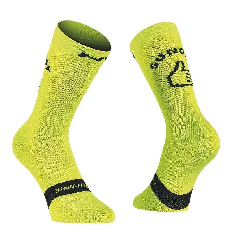 Northwave Sunday Monday Socks Fluorescent Yellow