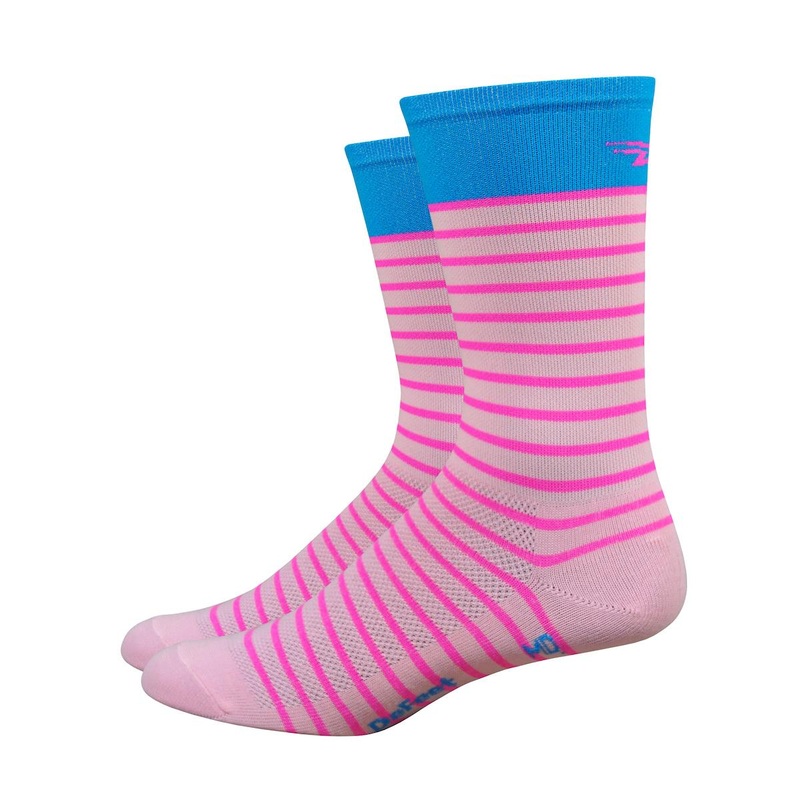 DeFeet Aireator Socks 6'' Sailor Pink