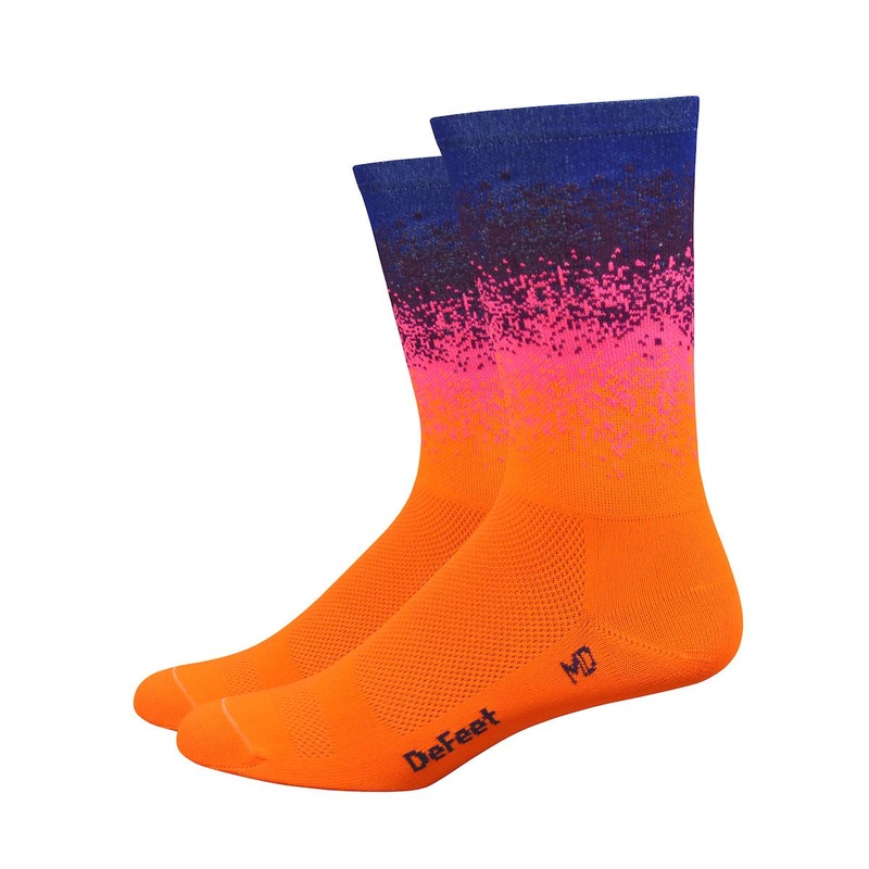 DeFeet Barnstormer Socks 6'' Ombre Orange