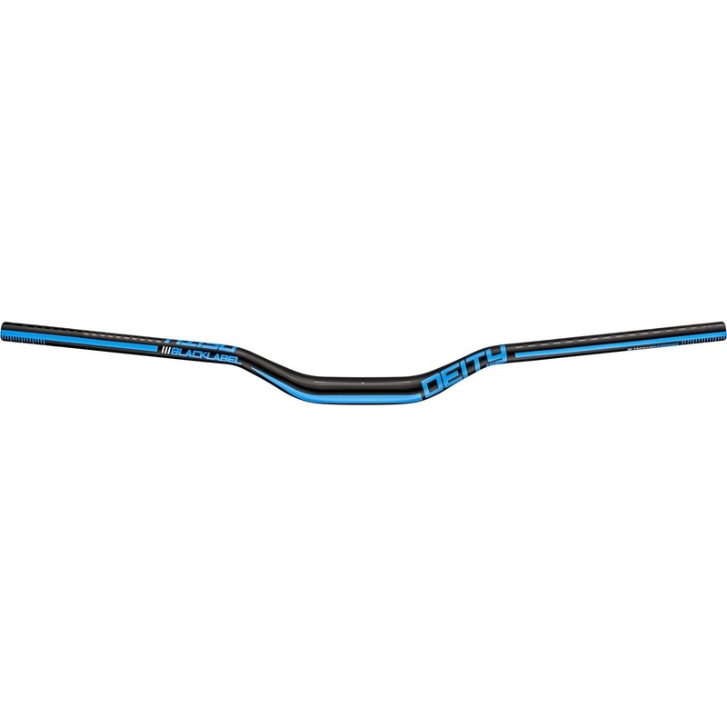 Deity Blacklabel Handlebar 800 x 15mm Rise 31.8mm Bore Blue