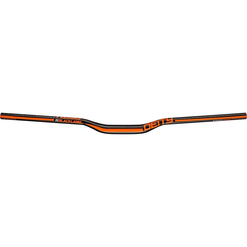 Deity Blacklabel Handlebar 800 x 15mm Rise 31.8mm Bore Orange