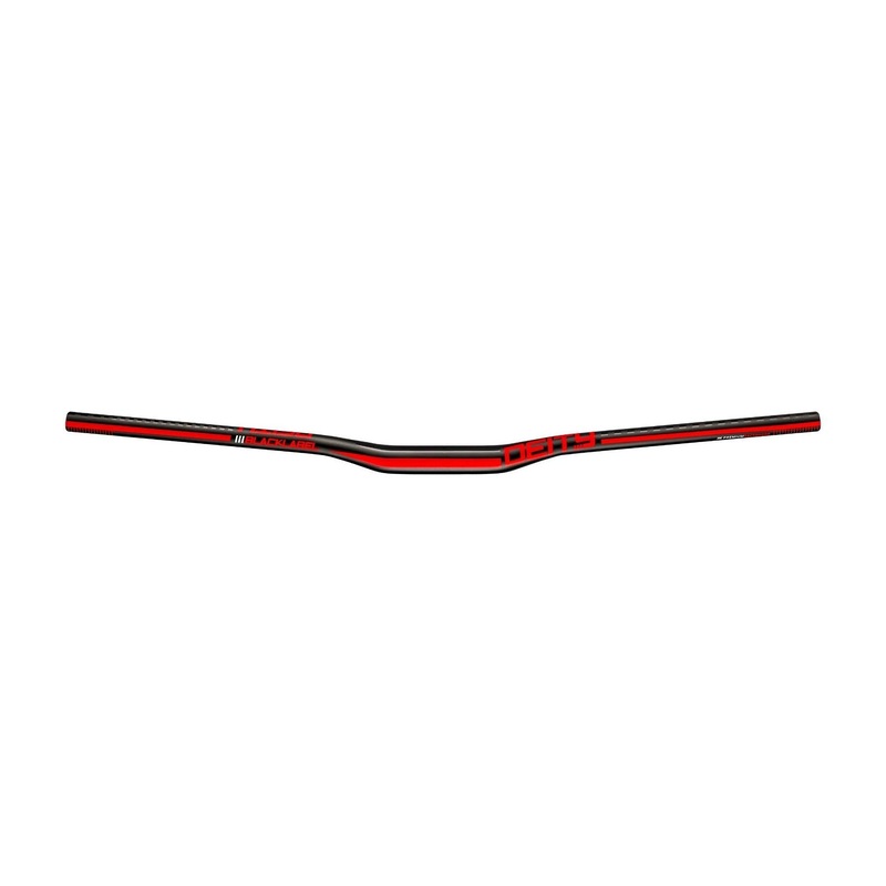 Deity Blacklabel Handlebar 800 x 15mm Rise 31.8mm Bore Red