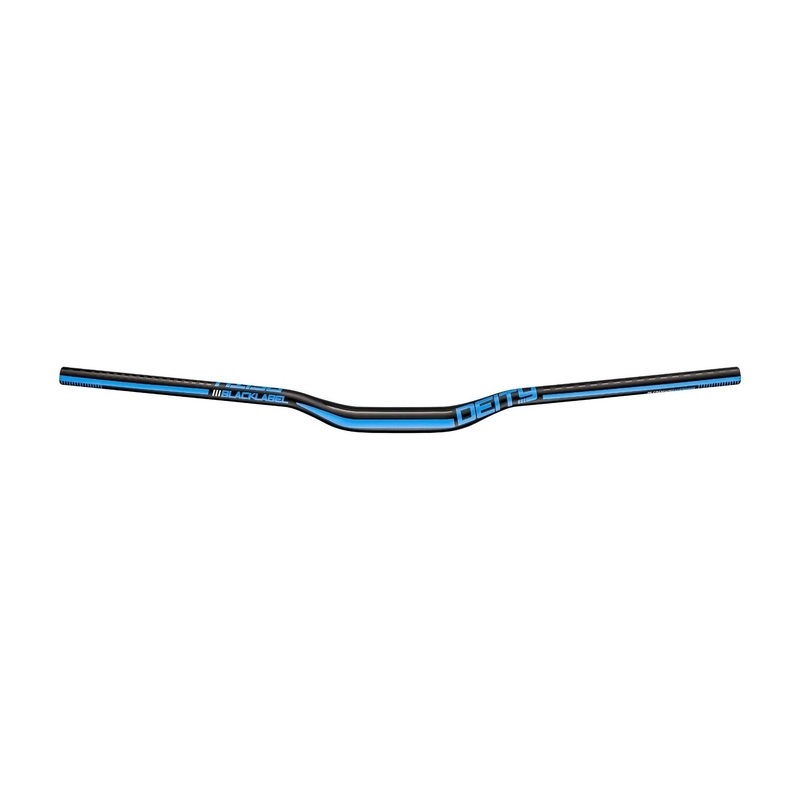Deity Blacklabel Handlebar 800 x 25mm Rise 31.8mm Bore Blue