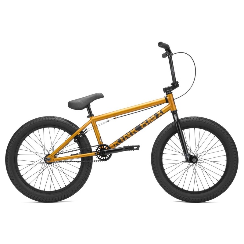 Kink Curb BMX Bike Matte Orange Flake