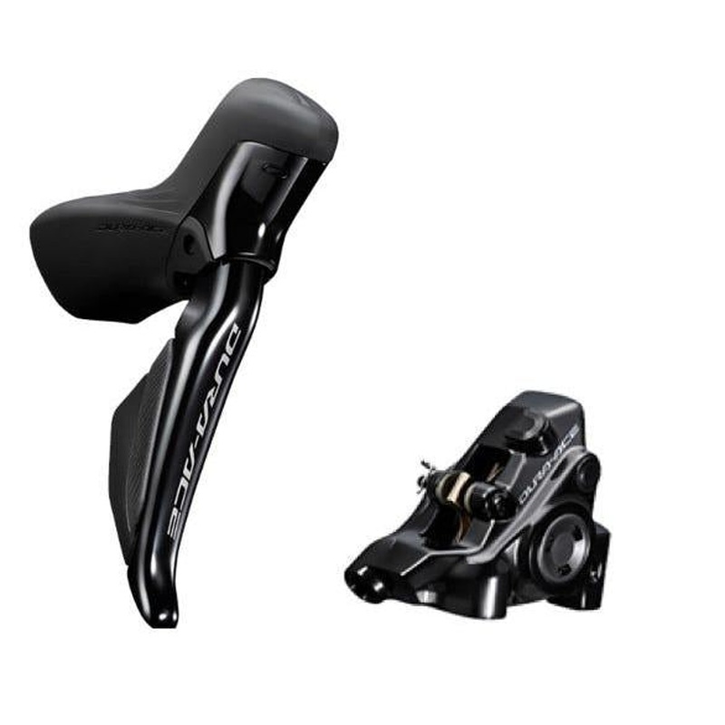 Shimano DURA-ACE R9270 Di2 Left Hydraulic Disc Brake Dual control lever 2x12-speed w/ BR-R9270 Hydraulic Disc Brake Caliper