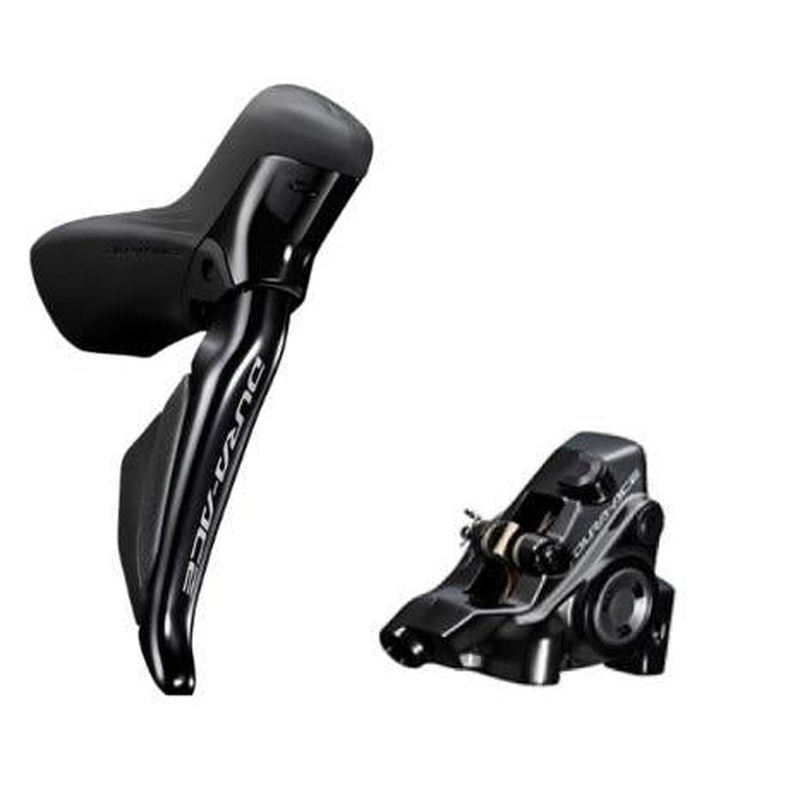 Shimano DURA-ACE R9270 Di2 Right Hydraulic Disc Brake Dual Control Lever 2x12-speed w/ BR-R9270 Hydraulic Disc Brake Caliper