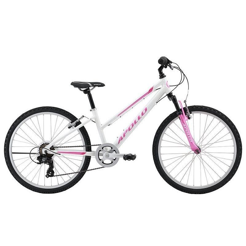 Apollo Paris 24 Kids Bike Gloss White/Pink (2020)