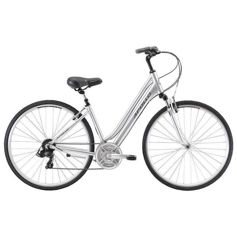 Apollo Shoreline Hybrid Bike Gloss Silver