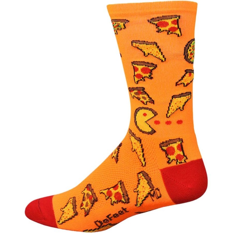 Defeet Aireator 6 Inch Pizza Party Socks