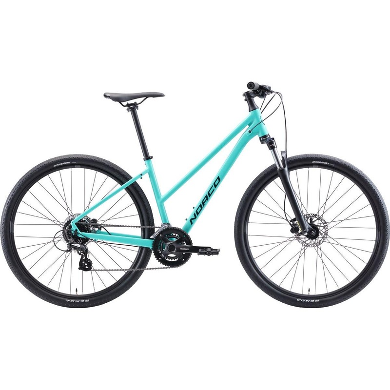 Norco XFR 2 Step Through Hybrid Bike Blue/Blue Black
