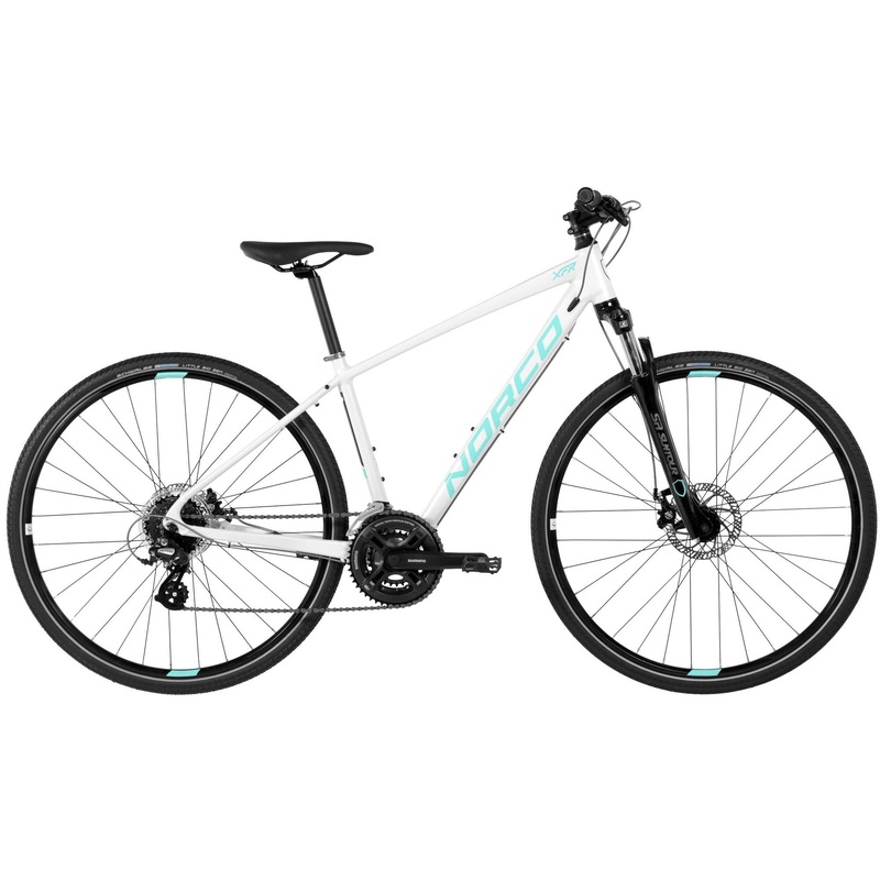 Norco XFR 4 Forma Hybrid Bike White/Light Blue