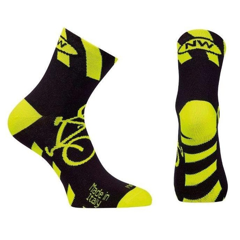 Northwave Bikeman 2 Socks Black/Yellow