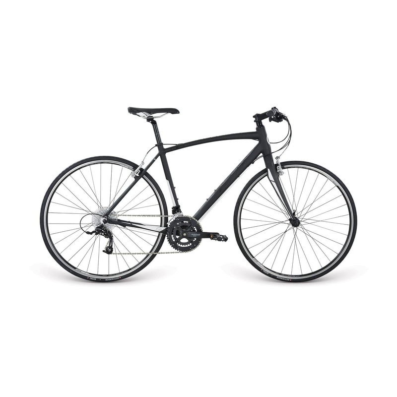 Apollo Exceed 30 Flat Bar Road Bike Black/White (2017)