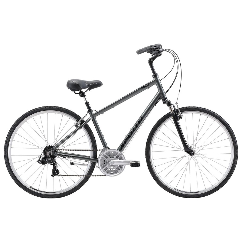 Apollo Incline Hybrid Gloss Charcoal Black/Silver