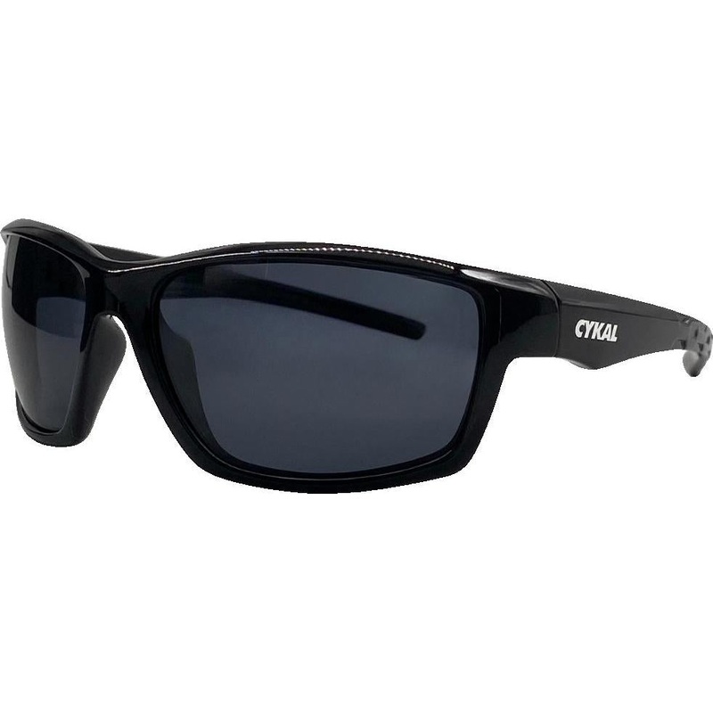 Cykal Speed Polarised Sunglasses Black Gloss - Grey Lens