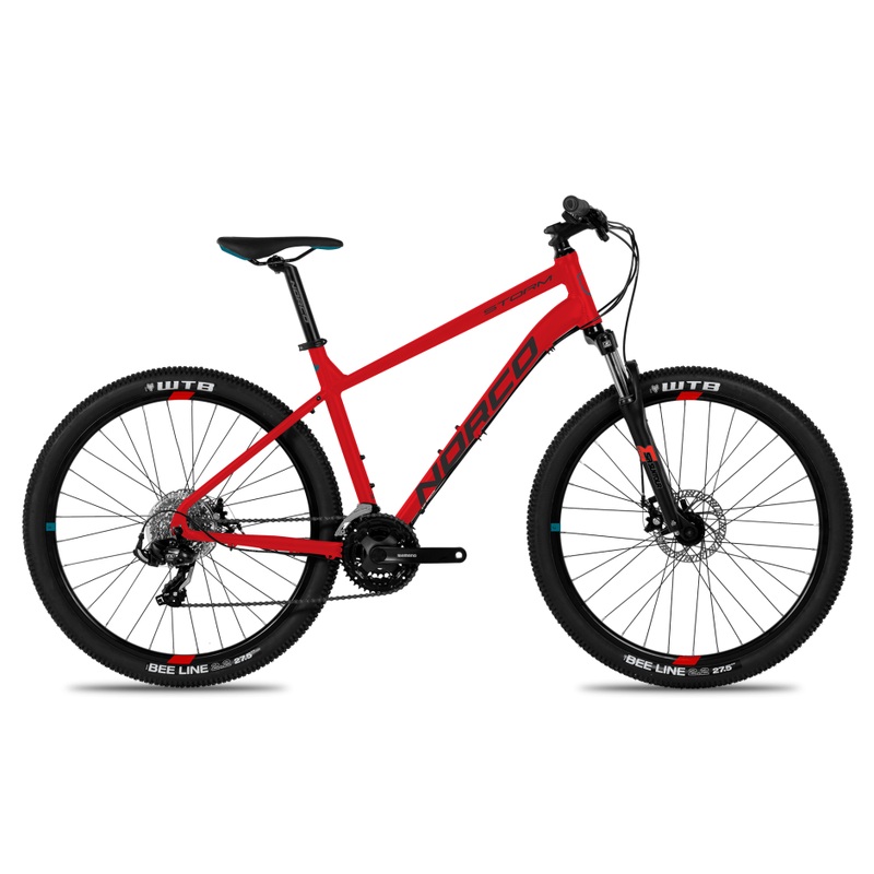 Norco Storm 7.4 Mountain Bike Red/Blue Grey