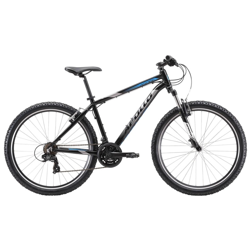 Apollo Aspire 10 Mountain Bike Gloss Black Chrome/Blue )